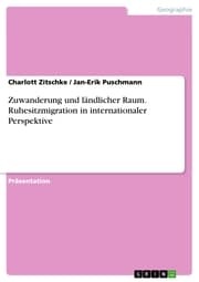 Cover von Zuwanderung und ländlicher Raum. Ruhesitzmigration in internationaler Perspektive