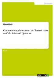 Cover von Commentaire d'un extrait de 'Pierrot mon ami' de Raimond Queneau