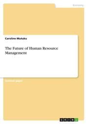 Cover von The Future of Human Resource Management