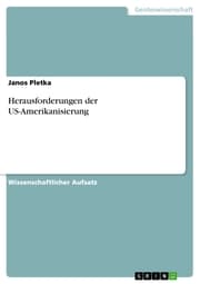 Cover von Herausforderungen der US-Amerikanisierung