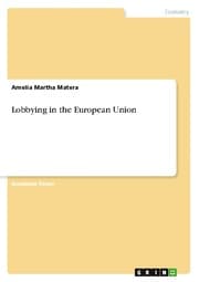 Cover von Lobbying in the European Union