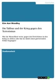 Cover von Die Taliban und der Krieg gegen den Terrorismus