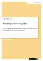 Cover von Werkzeuge der Führungsethik