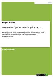 Cover von Alternative Spielvermittlungskonzepte