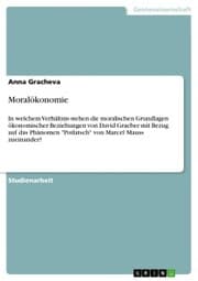 Cover von Moralökonomie