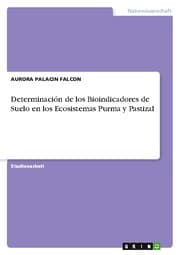 Cover von Determinación de los Bioindicadores de Suelo en los Ecosistemas Purma y Pastizal