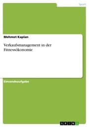 Cover von Verkaufsmanagement in der Fitnessökonomie