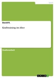 Cover von Krafttraining im Alter