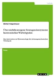 Cover von Über nichthomogene Erzeugendensysteme harmonischer Wirbelspulen