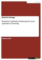 Cover von Brainfood. Optimale Ernährung für einen optimalen Lernerfolg