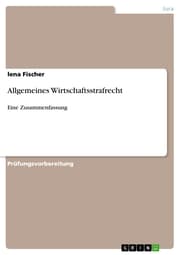 Cover von Allgemeines Wirtschaftsstrafrecht