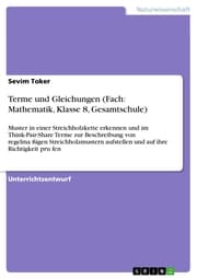 Cover von Terme und Gleichungen (Fach: Mathematik, Klasse 8, Gesamtschule)