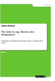 Cover von The Little Ice Age. Illusion oder Wirklichkeit?