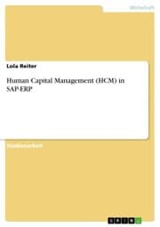 Cover von Human Capital Management (HCM) in SAP-ERP