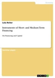 Cover von Instruments of Short- and Medium Term Financing