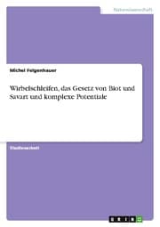 Cover von Wirbelschleifen, das Gesetz von Biot und Savart und komplexe Potentiale
