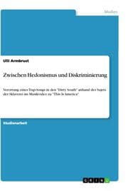 Cover von Zwischen Hedonismus und Diskriminierung