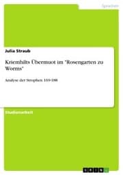 Cover von Kriemhilts Übermuot im 'Rosengarten zu Worms'