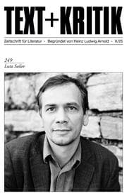 Cover von Lutz Seiler