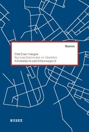 Cover von Norröne Grammatik im Überblick