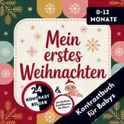 Cover von Kontrastbuch für Babys: Mein erstes Weihnachten