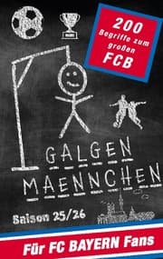 Cover von Galgenmännchen für FC Bayern Fans - Das Partyspiel für zuhause oder unterwegs