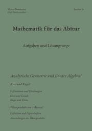 Cover von Mathematik für das Abitur