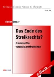 Cover von Das Ende des Streikrechts?