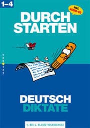 Cover von Durchstarten Deutsch 1-4. Diktate (inkl. Audio-CD)