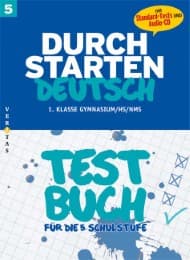 Cover von Durchstarten Deutsch 5. Testbuch (Schularbeiten-Training)