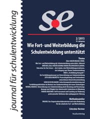 Cover von journal für schulentwicklung 2/2015
