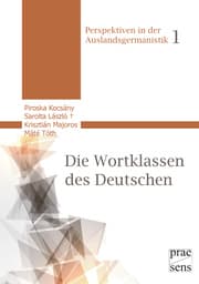 Cover von Die Wortklassen des Deutschen