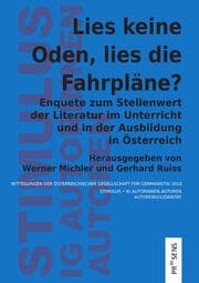 Cover von Lies keine Oden, lies die Fahrpläne?
