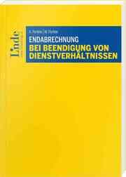 Cover von Endabrechnung bei Beendigung von Dienstverhältnissen
