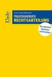 Cover von Praxishandbuch Rechtsabteilung