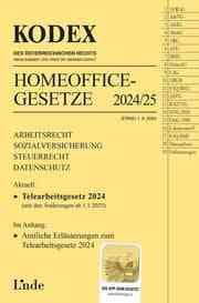 Cover von KODEX Homeoffice-Gesetze 2024/25