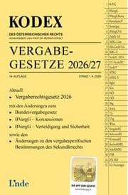 Cover von KODEX Vergabegesetze 2026/27