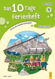 Cover von Das 10 Tage Ferienheft Deutsch 4