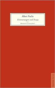 Cover von Erinnerungen und Essays