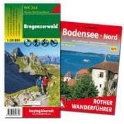 Cover von Bregenz bis Bodensee Nord Wanderungen-Set, Wanderführer + Wanderkarte 1:50.000, in praktischer Umhängetasche