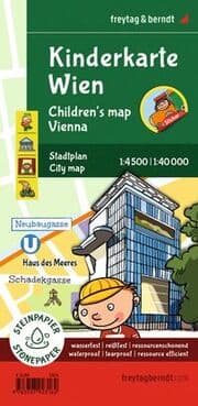 Cover von freytag & berndt Stadtplan Kinderkarte Wien 1:40.000