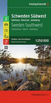 Cover von freytag & berndt Straßenkarte Schweden Südwest 1:250.000
