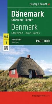 Cover von freytag & berndt Straßenkarte Dänemark, Grönland - Färöer 1:400.000
