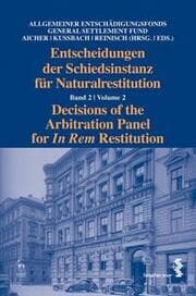 Cover von Entscheidungen der Schiedsinstanz für Naturalrestitution 2