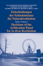 Cover von Entscheidungen der Schiedsinstanz für Naturalrestitution 5