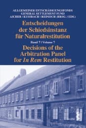 Cover von Decisions of the Arbitration Panel for In Rem Restitution 7
