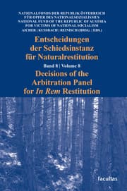 Cover von Entscheidungen der Schiedsinstanz für Naturalrestitution