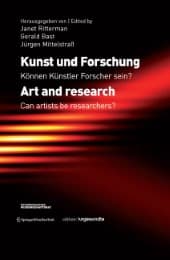 Cover von Kunst und Forschung/Art and research