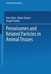 Cover von Peroxisomes and Related Particles in Animal Tissues