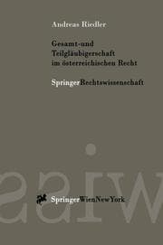 Cover von Gesamt- und Teilgläubigerschaft im österreichischen Recht